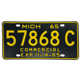 Michigan Nummernschild