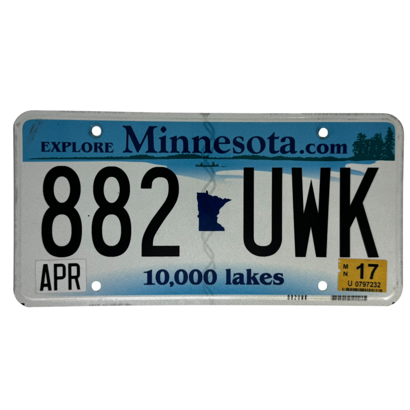 Minnesota Nummernschild