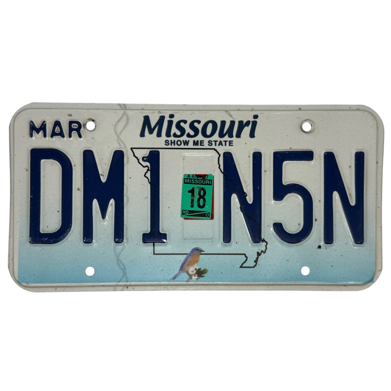 Placa de Missouri Placa de Missouri