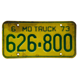 Missouri Nummernschild