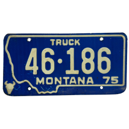 Montana Nummernschild