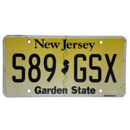 New Jersey Nummernschild