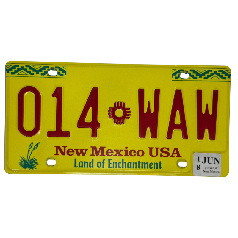 New Mexico -Nummernschild