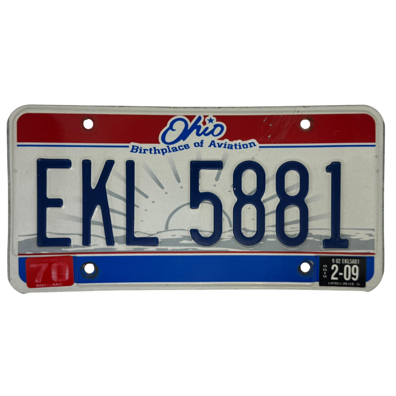 Targa dell'Ohio