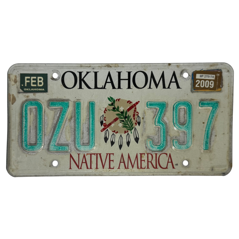 Oklahoma -Nummernschild Oklahoma -Nummernschild