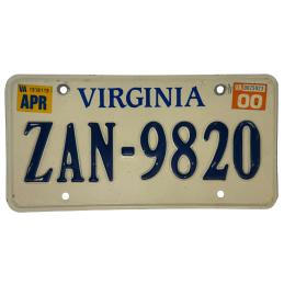 Placa de Virginia