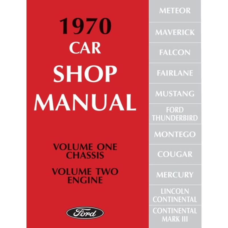 Manual de taller Manual de taller Mustang 1970 Manual de taller Manual de taller Mustang 1970