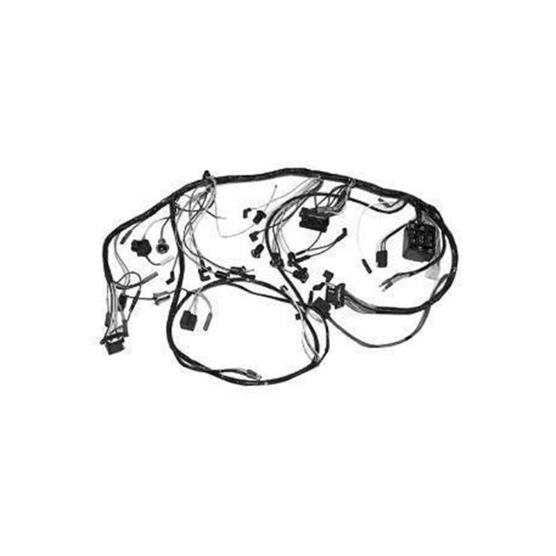 Wiring harness under dashboard with tachometer 67