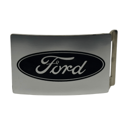 Gürtelschnalle Ford – Chrom Oval Classic