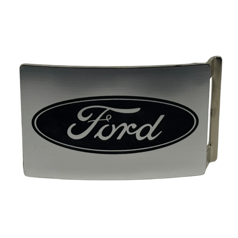 Boucle de ceinture Ford – Ovale Classique Chromée