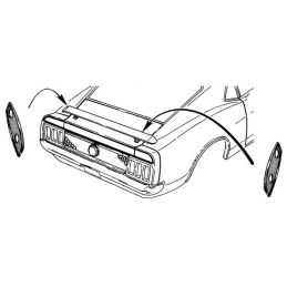 Rear Spoiler Gaskets 69-73