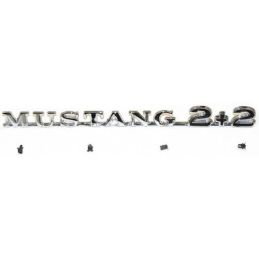Emblema guardabarros Fastback Mustang 2+2 65-66