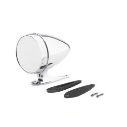 Chrome Bullet Mirror with Long Base and Standard Glass LH