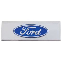 Emblem door sill (blue) 67-73