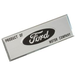 Emblem door sill (black) 64-66