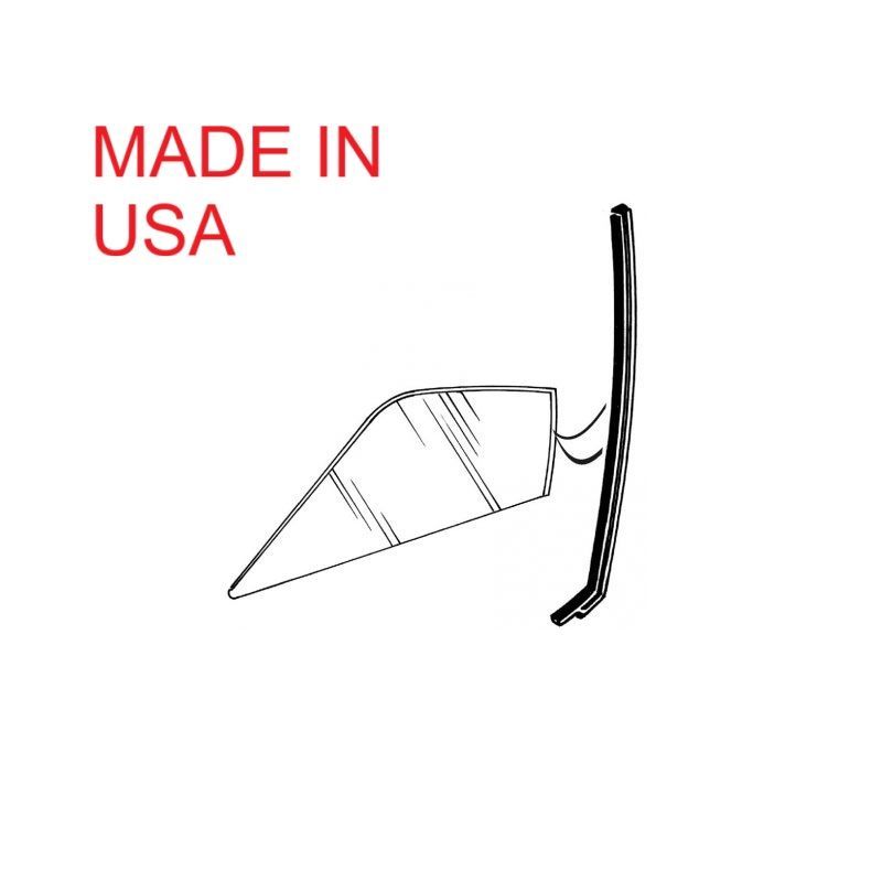 Seal door window rear Fastback left USA 69-70