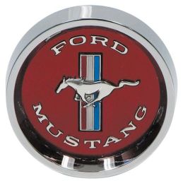 Hub cap Styled Steel rims red 65-66 (64-73)