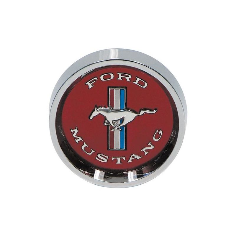 Hub cap Styled Steel rims red 65-66 (64-73)