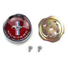 Hub cap Styled Steel rims red 65-66 (64-73)