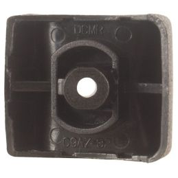 Sun visor bracket center (black) 69-70