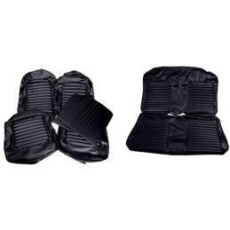 Fundas de asiento Coupé negras completas 64-65