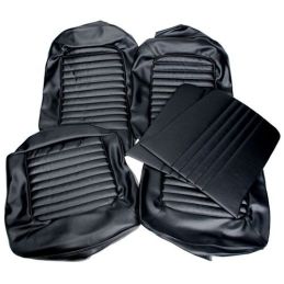 Fundas de asiento Coupé negras completas 64-65
