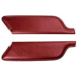 Sun visors convertible red 64-66