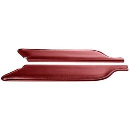 Sun visors convertible red 64-66
