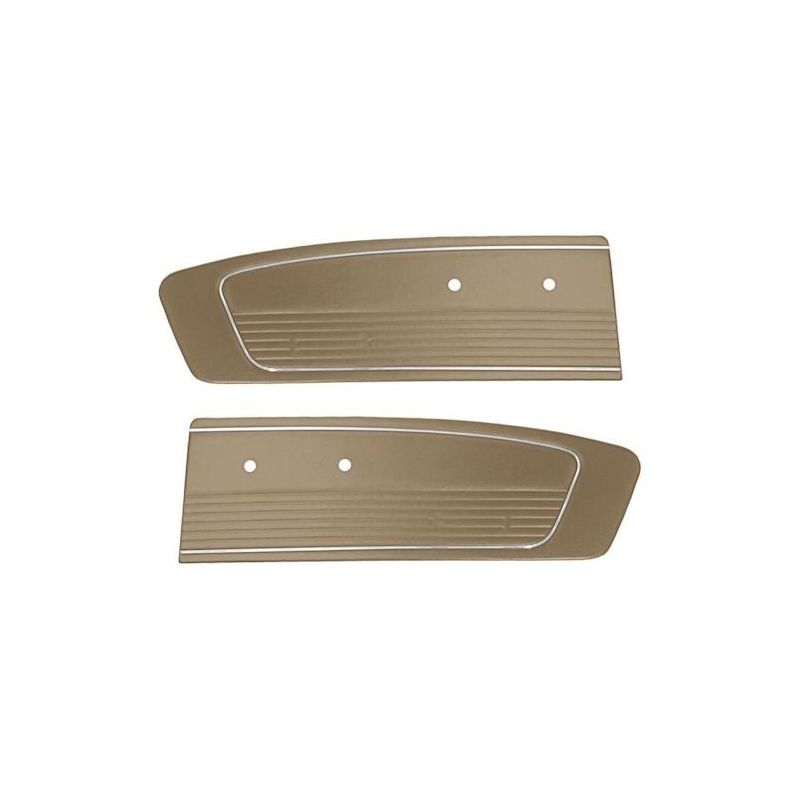 1966 Ford Mustang Türverkleidungen Standard Parchment links rechts / 067983PARCHMENT