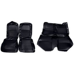 Fundas de asiento fastback negras completas 67