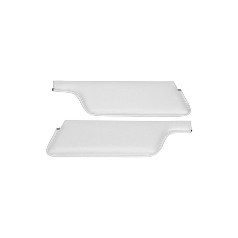 Sun visors convertible white 67-68