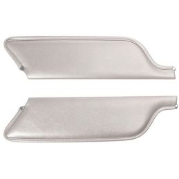 Sun visors convertible white 64-66