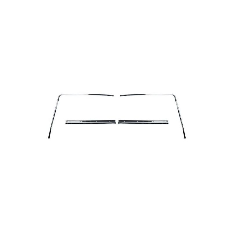 Rear window trim strips for Fastback 71-73