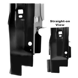 Extension fender to splash wall left 71-73