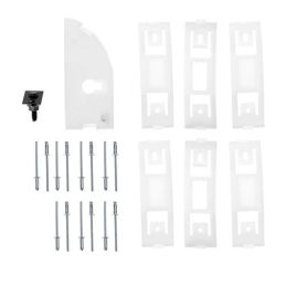 Kit de fixation moulure bas de caisse gauche 67-68