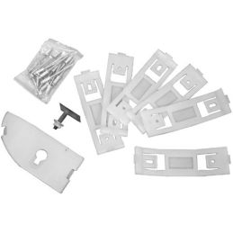 Kit de fixation moulure bas de caisse gauche 67-68