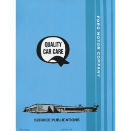 Workshop Manual Shop Manual Mustang 1967