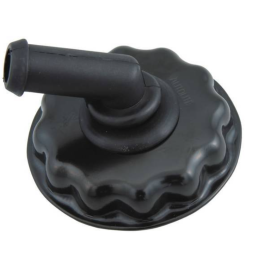 Black bayonet oil filler cap with vent 68-73