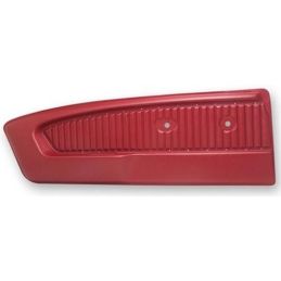 Panneaux de porte Pony rouge foncé 64-66