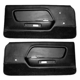 Deluxe black door panels 70