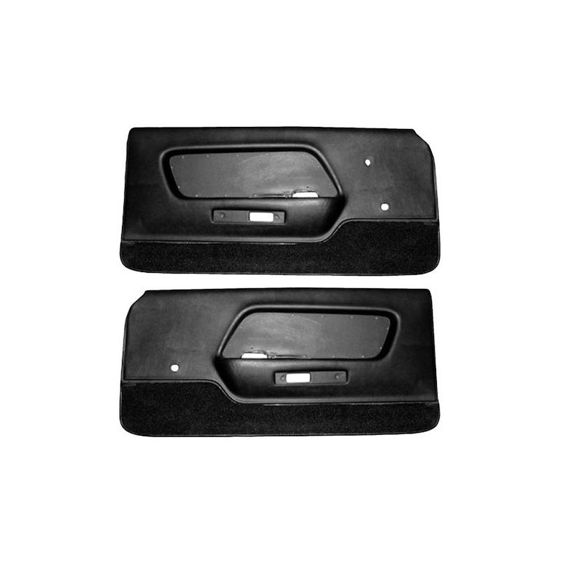 Deluxe black door panels 70