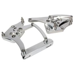 Hood hinges aluminum billet (pair) 64-66