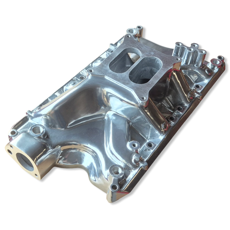 Intake manifold 351W 4V polished 64-73