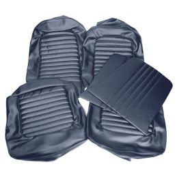 Fastback seat covers blue complete 65