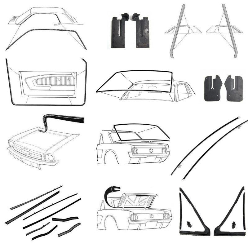 Jeu de joints pour coupé 64-66