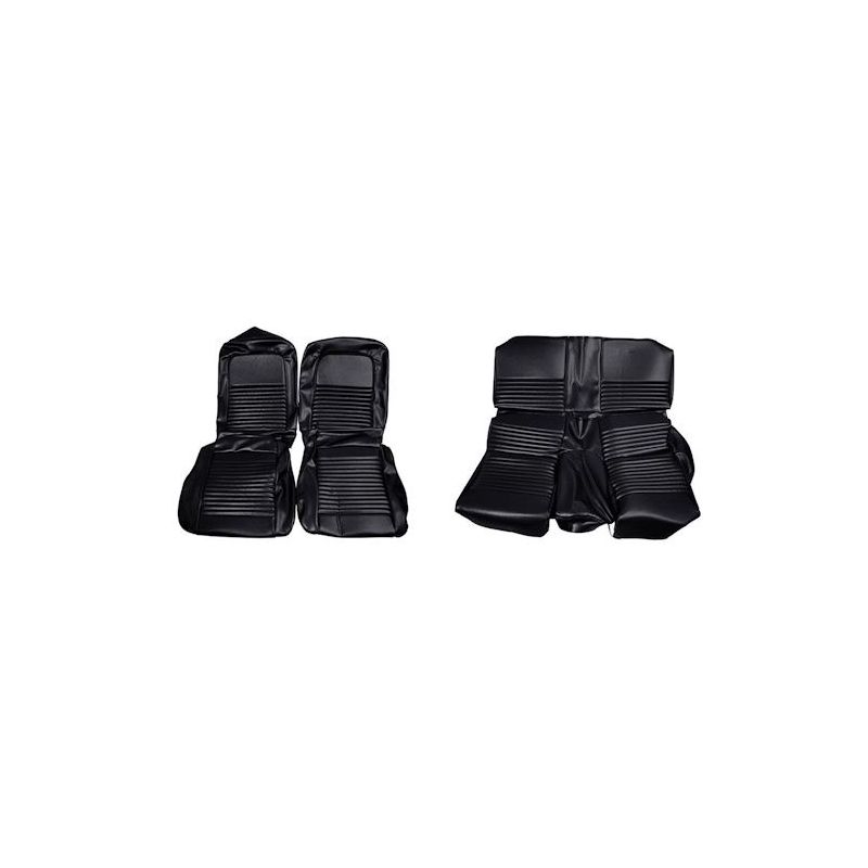 Fundas de asiento Fastback Deluxe negro completo 67