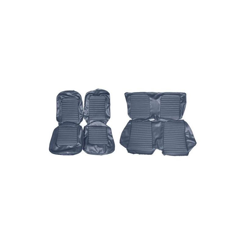 Convertible seat covers blue complete 66