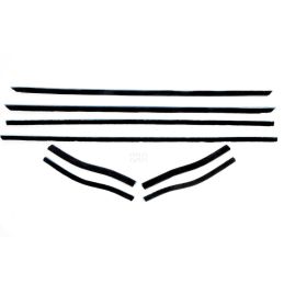 Window channel strip set - Coupe/Convertible 65-66