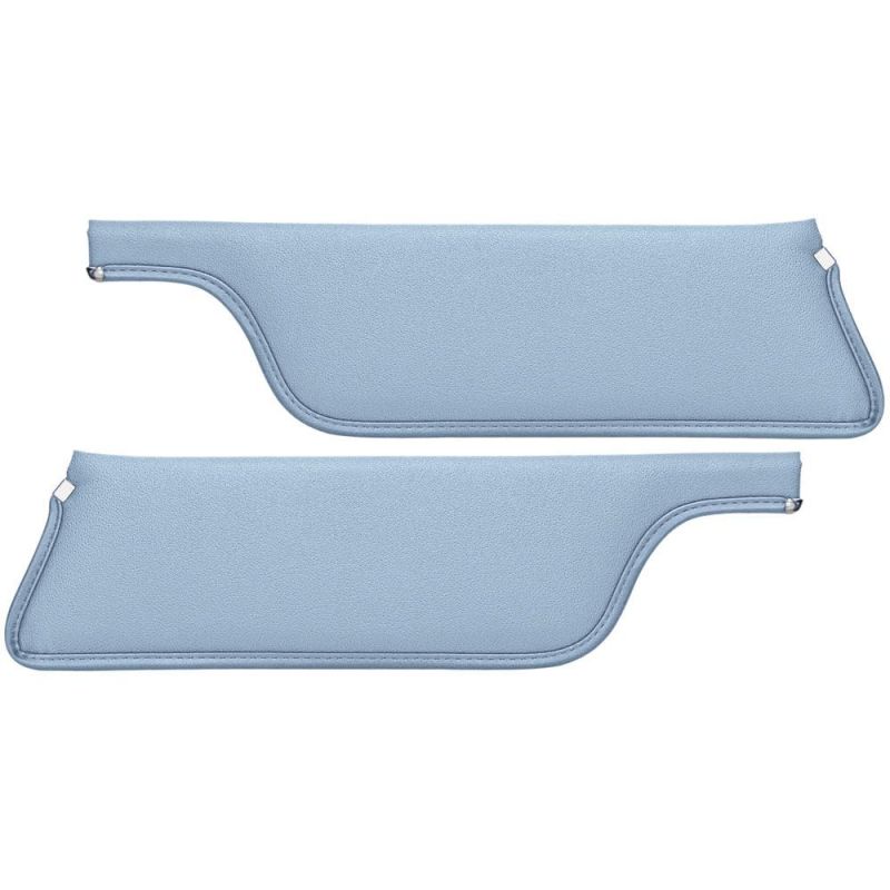 Sun visors CP/FB light blue 67-68