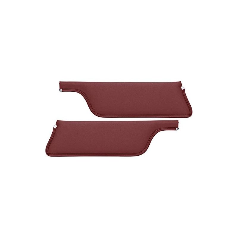 Sun visors CP/FB dark red 67-68